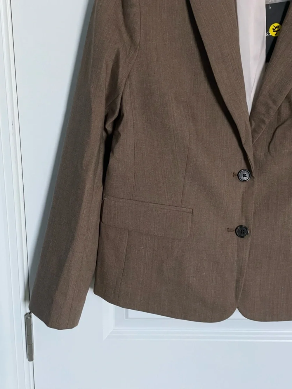 New! J. Crew École Italian studio wool blend Blazer 10 brown tan 54385
